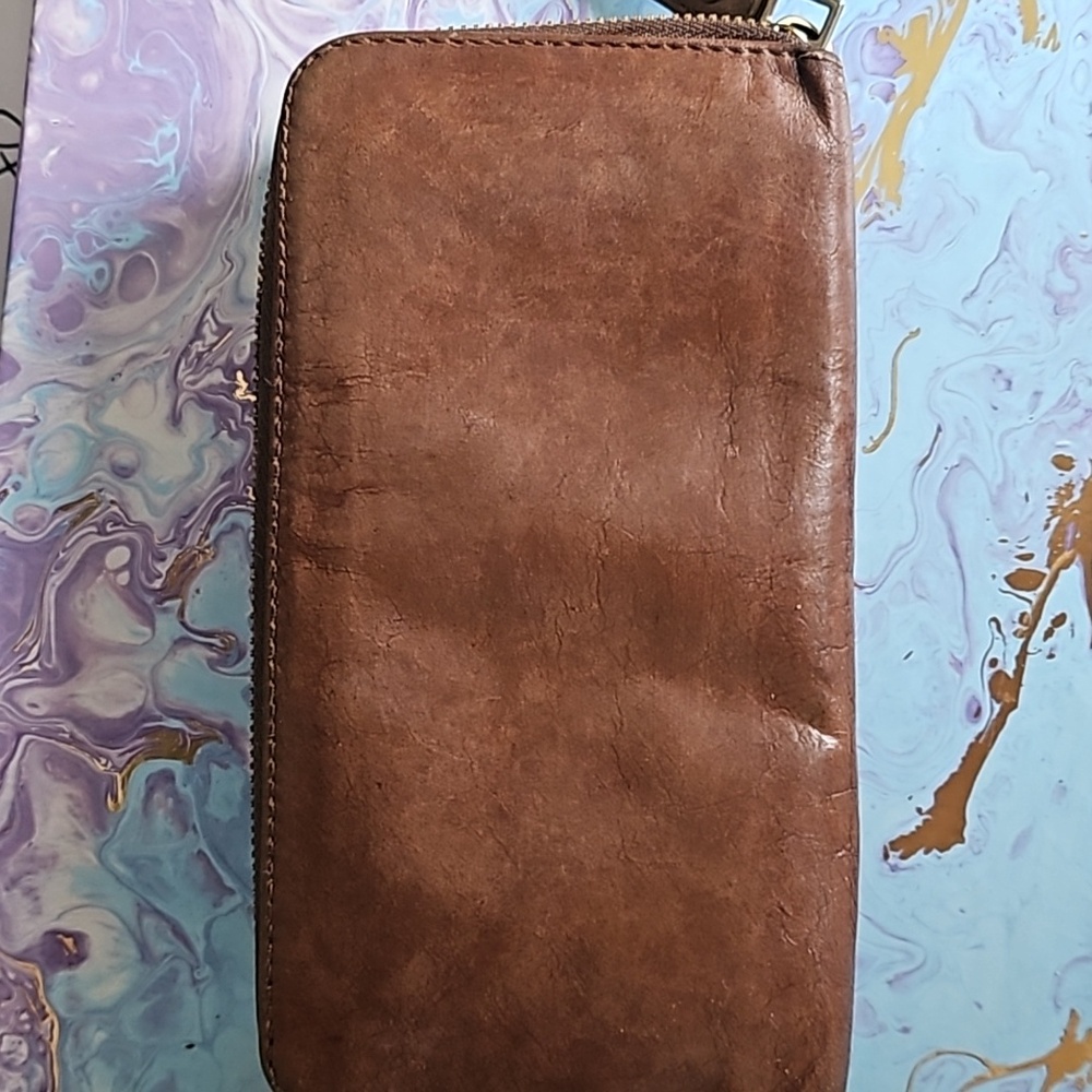 Preloved Chloe medium brown wallet - Picture 7 of 8